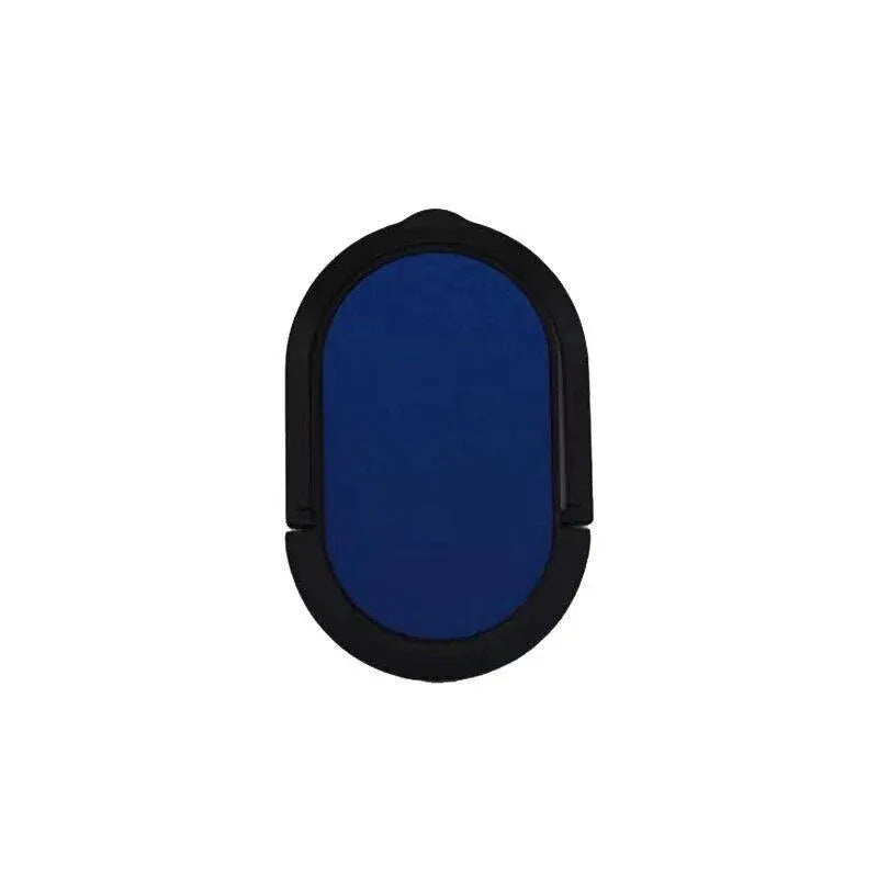 Iring Phone Ring Finger Holder Stand Car Mount Hook For Iphone Ipad Mobile Grip - F- Blue