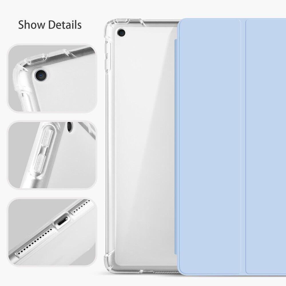 Shockproof Silicone iPad Air 4 Cover with Pencil Slot and Smart Wake - Maccha Green