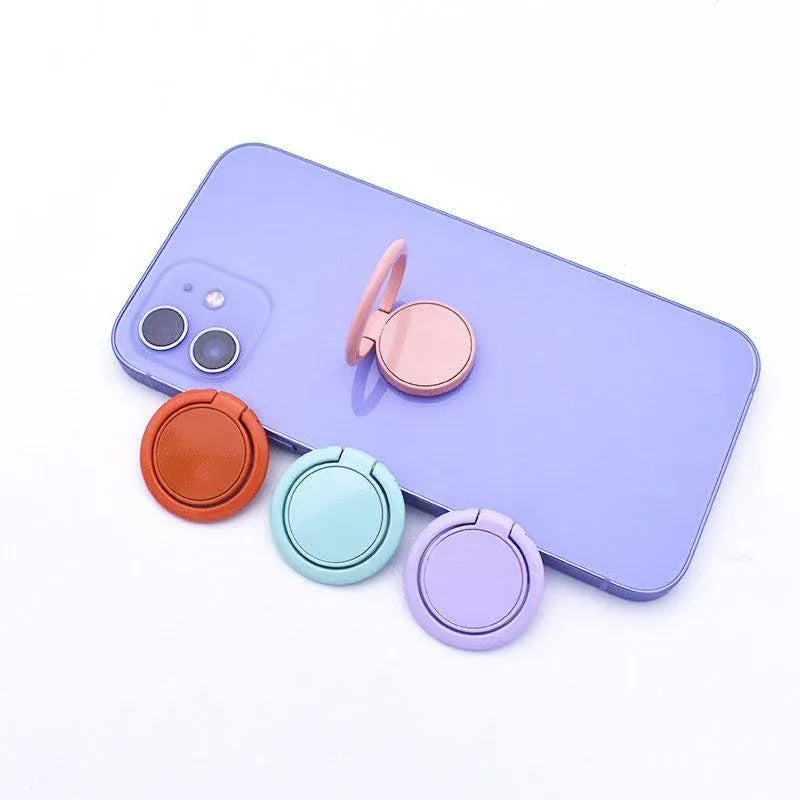 Phone Ring Bracket 360 Degree Rotation Solid Colour Mobile Holder Grip Stand - Mint Green