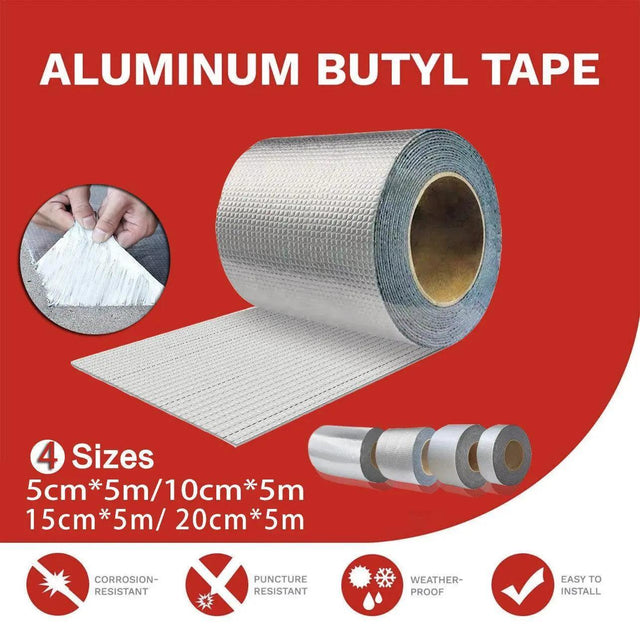 5M Waterproof Tape Butyl Roof Pipe Caravan Repair Flashing - 5cm* 5m* 1 Unit m