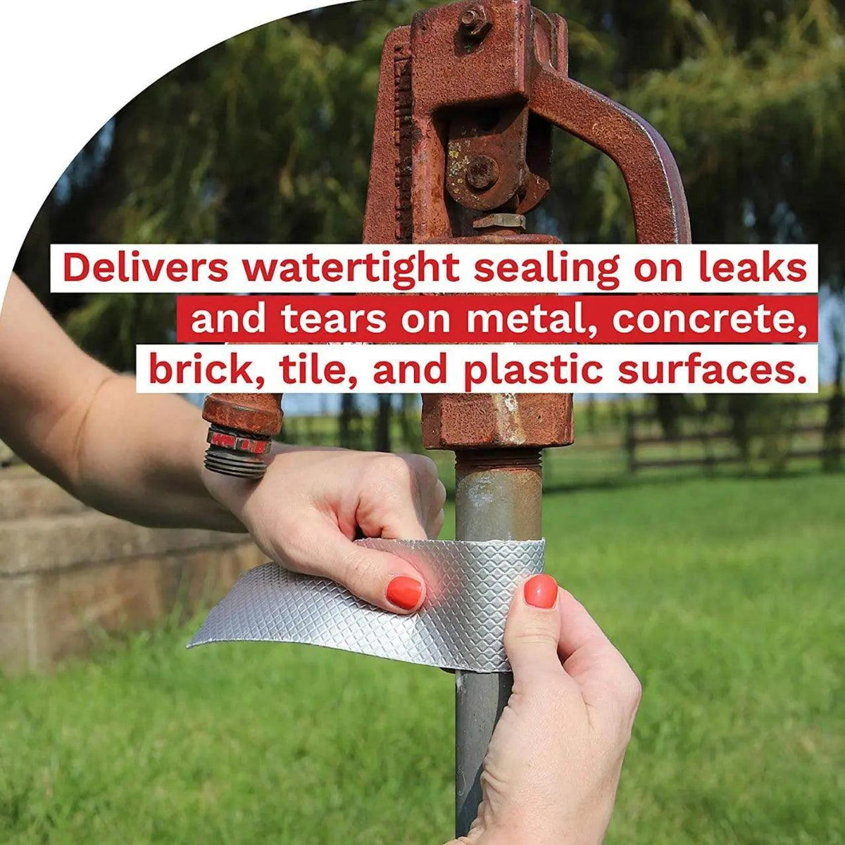 5M Waterproof Tape Butyl Rubber Aluminium Foil Roof Pipe Caravan Repair Flashing - 5cm* 5m* 1 Unit