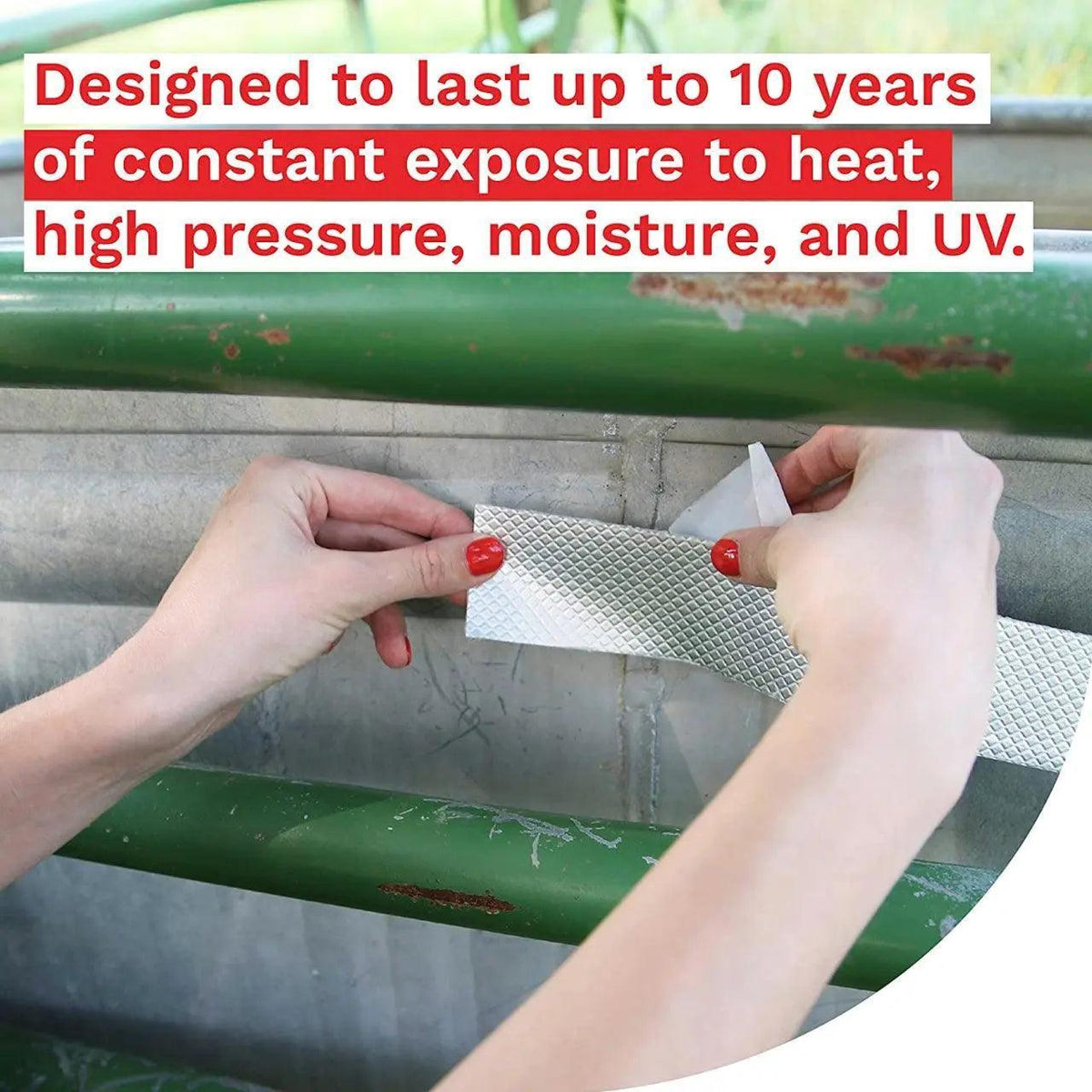 5M Waterproof Tape Butyl Rubber Aluminium Foil Roof Pipe Caravan Repair Flashing - 5cm* 5m* 1 Unit