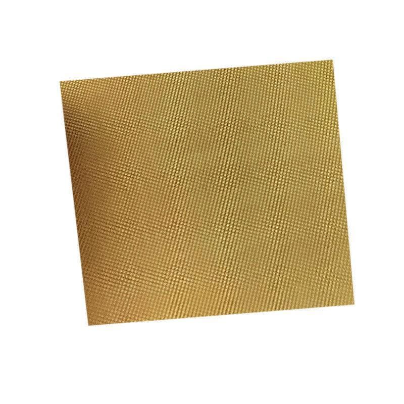 100Pcs Aluminium Foil Chocolate Wrappers 20cm Squares - Gold/Embossed