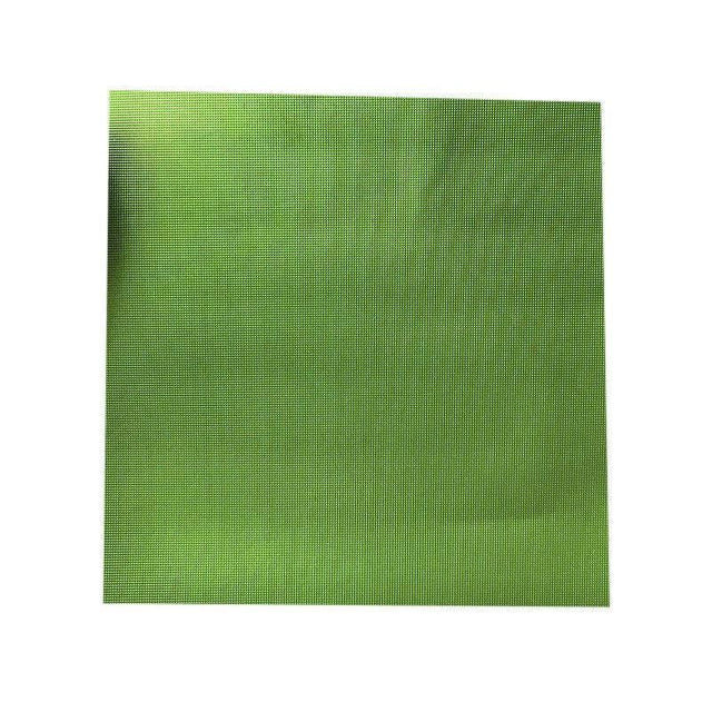 100Pcs Aluminium Foil Chocolate Wrappers 20cm Squares - Green/Embossed