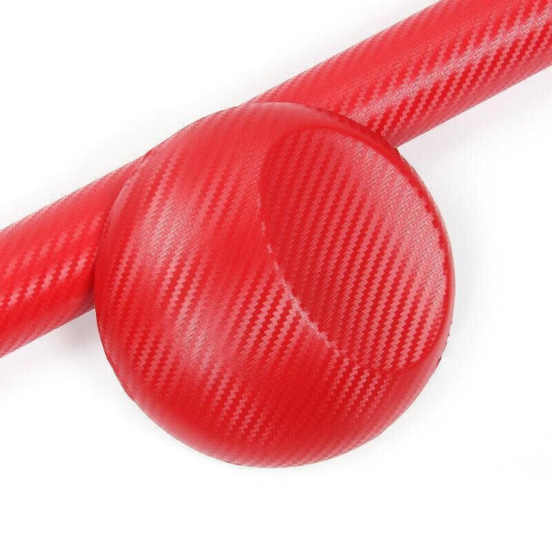 152 x 30CM Car Vinyl Wrap Carbon Fiber Matt Satin Glossy Multi Color Car Tint Car Sticker - Red Carbon Fiber