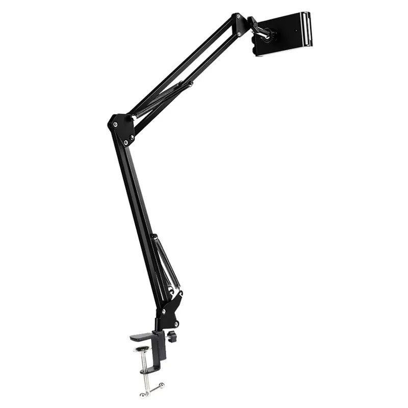 Clamp Long Arm Tablet Phone Holder Adjustable Mount for Bed Desk Use