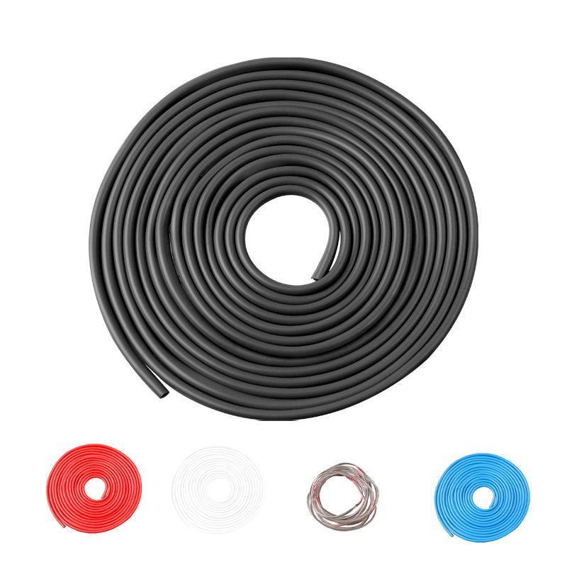 5m Car Door Edge Protector Strip Anti-Scratch Protection Rubber Trim Seal - Grey