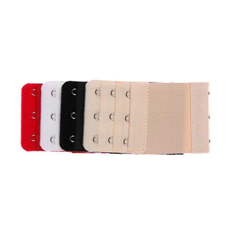 3 Hooks Underwear Extension Bra Buckle Bra Extender Hook Brassiere Strap - Beige