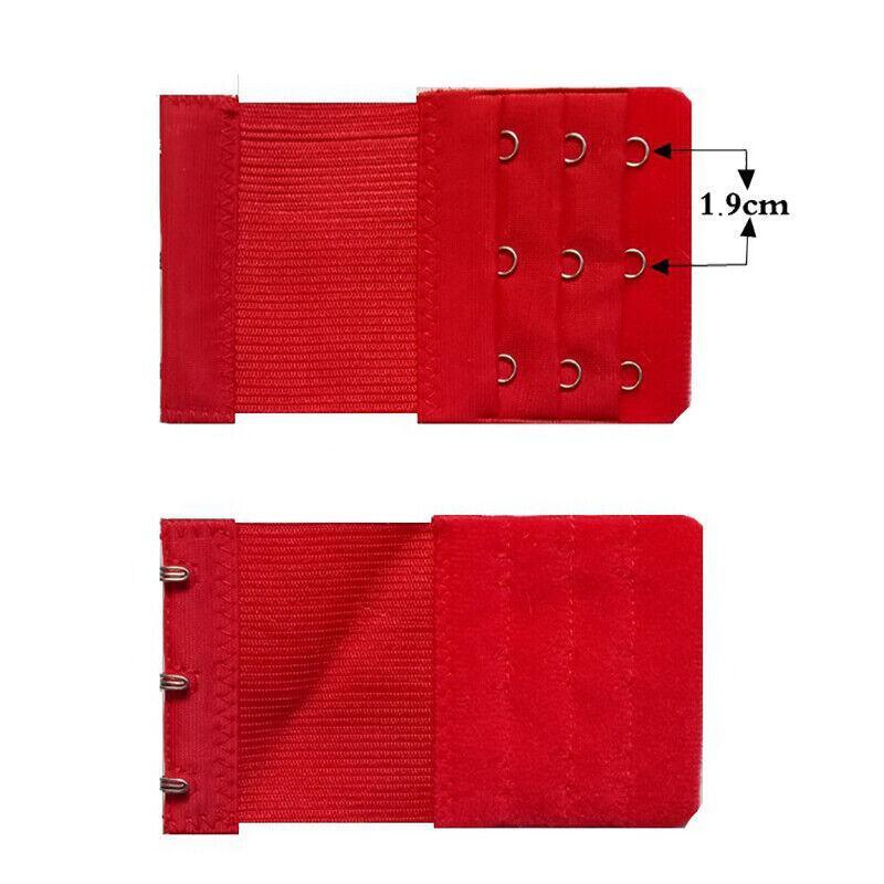 3 Hooks Underwear Extension Bra Buckle Bra Extender Hook Brassiere Strap - Beige