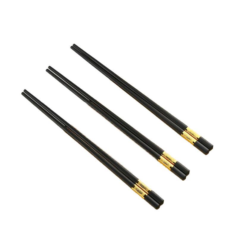 10Pairs Premium Fiberglass Reusable Chopsticks - Dishwasher Safe - Silver-3