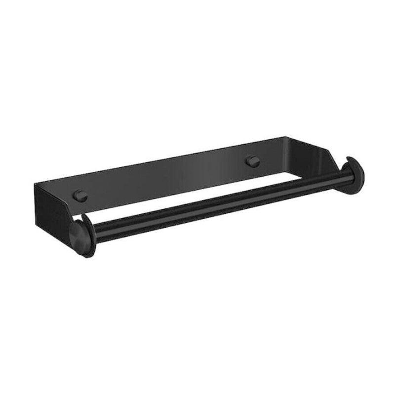 Paper Towel Holder Under Cabinet Wall Mount Stainless Steel Rack Kitchen - Silver