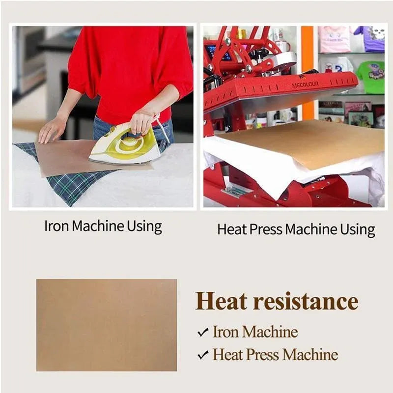 High Temperature Resistant Household Baking Paper Baking Sheet Cloth Non-Stick - Brown 40*60CM