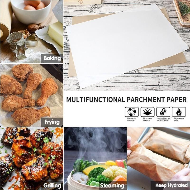 High Temperature Resistant Household Baking Paper Baking Sheet Cloth Non-Stick - White 40*60CM