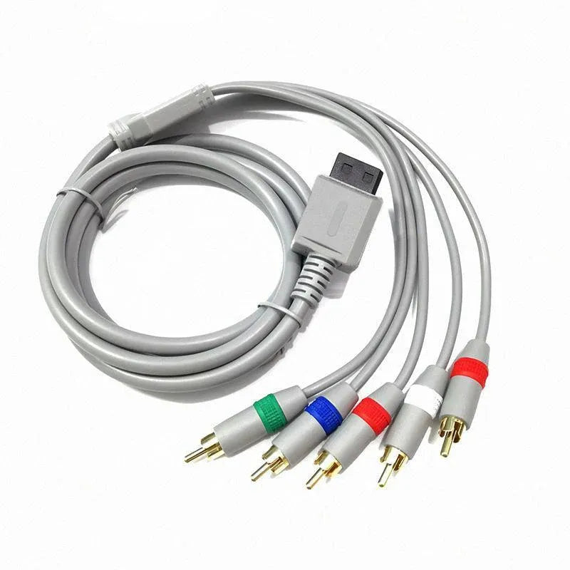 HDTV 5 RCA Component HD TV Audio Video Cable for Nintendo Wii amp WiiU U Console