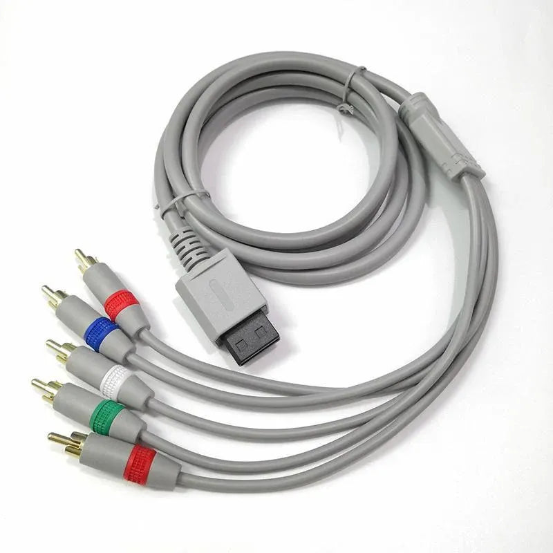 HDTV 5 RCA Component HD TV Audio Video Cable for Nintendo Wii amp WiiU U Console