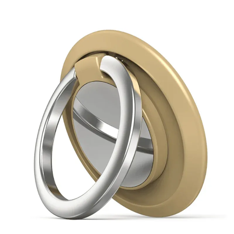 Iring Phone Ring Finger Holder Stand Car Mount Hook For Iphone Ipad Mobile Grip - A13-Gold