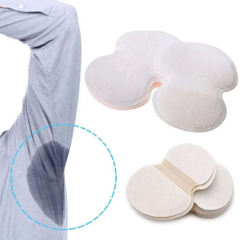 40Pcs Underarm Armpit Sweat Pads Stickers Summer Shield Guard Absorbing White Au