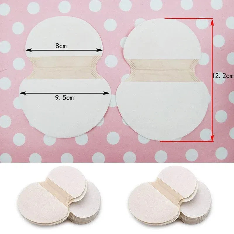 40Pcs Underarm Armpit Sweat Pads Stickers Summer Shield Guard Absorbing White Au