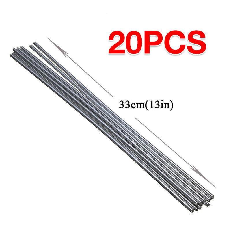 10-50X Aluminium Low Temp Welding Rods Durable Flux Cored Brazing Repair Sticks - 2*330mm 50PCS