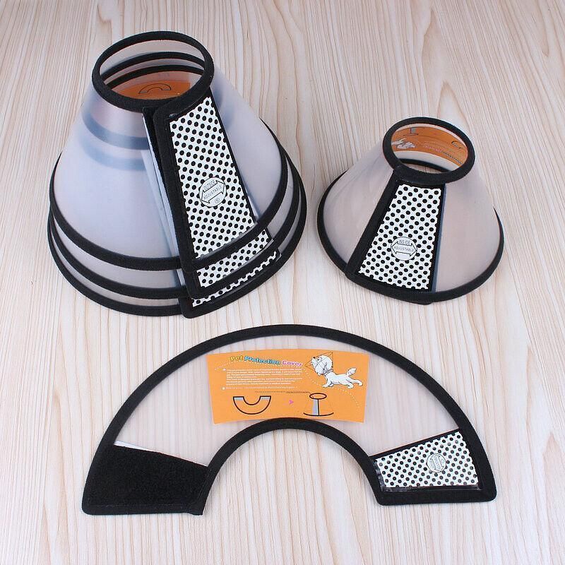 Pet Cat Dog Protective Cone Collar Elizabethan E Collar Wound Healing Recovery - 7