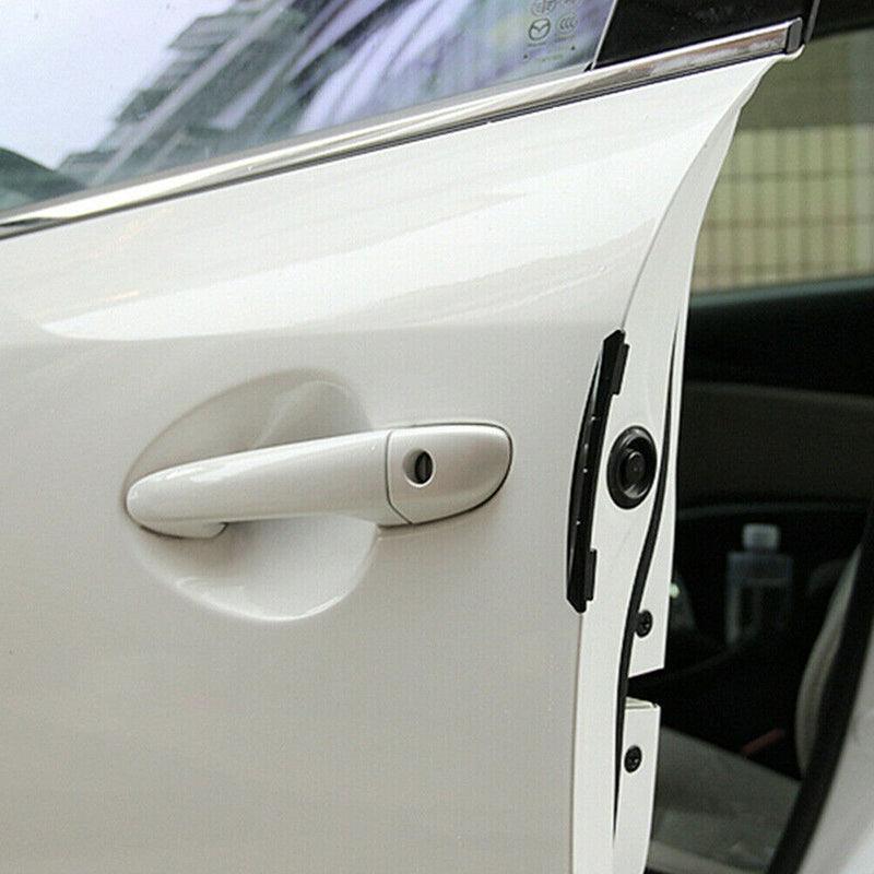 4Pcs Universal Black Car Door Edge Anti-Collision Cover Scratch Protector Guard