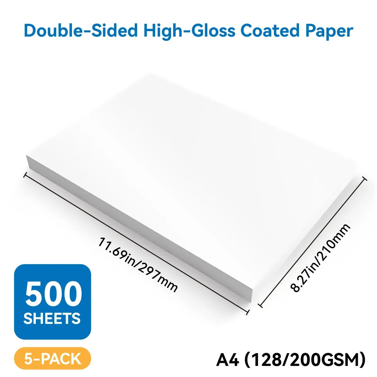 500Sheets A4 Laser Print Paper Premium High Quality For Clear Printing Use - 200GSM