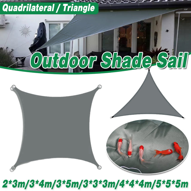 Waterproof Outdoor Shade Sail Garden Sun Canopy UV - 3x5m Quadrilateral