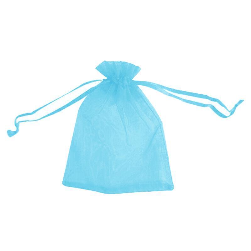 Organza Bag Sheer Bags Jewellery Wedding Candy Packaging Sheer Bags 10*15 cm - Orange