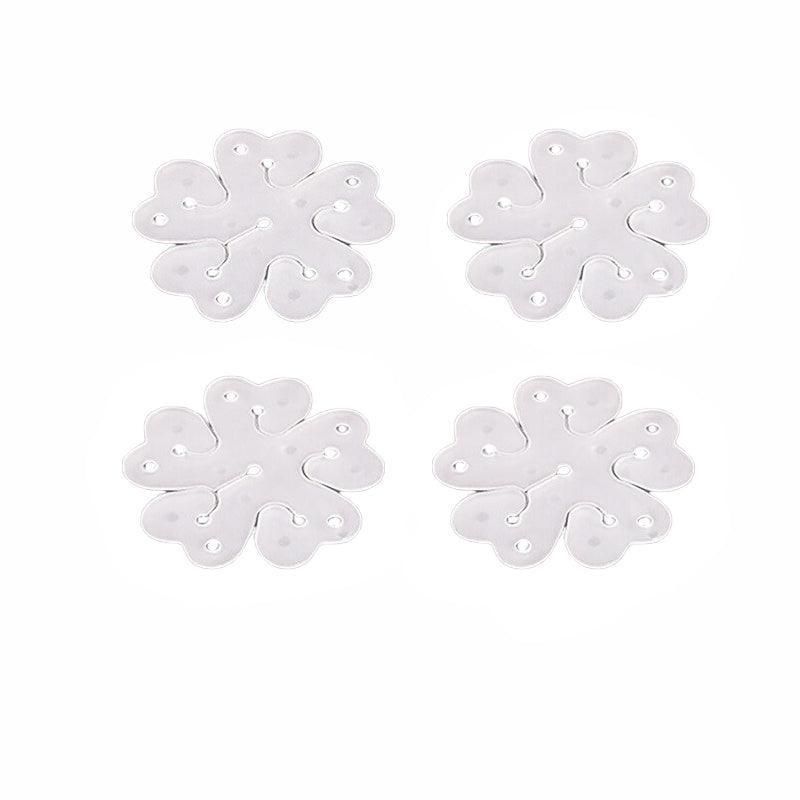 Balloon Clips H V Clip Tie Filled Helium Air Balloons Wedding Party Decoration - 10X Flower shaped