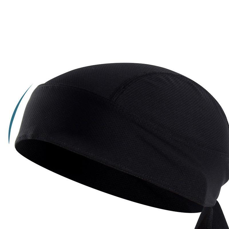 Durag Bandanna Cap Cycling Head Wraps Skull Cap Scarves Caps Motorcycle Sports - Grey