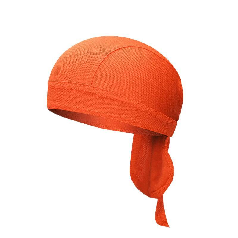 Durag Bandanna Cap Cycling Head Wraps Skull Cap Scarves Caps Motorcycle Sports - Grey