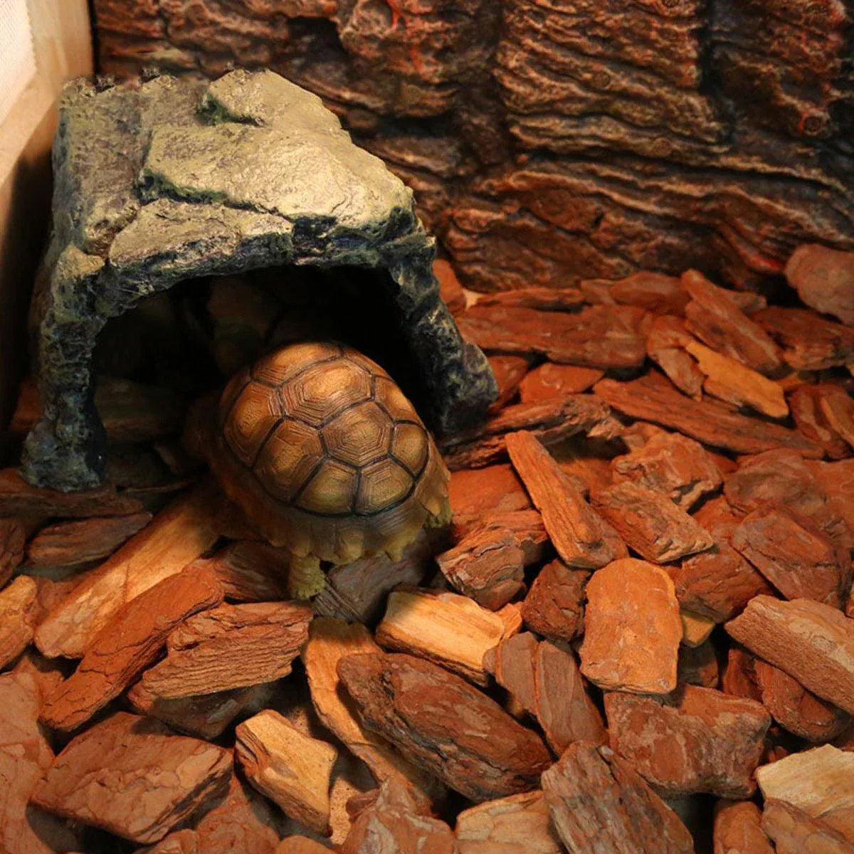 Reptile Bedding Substrate for Lizard Snake Tortoise Natural Bark Material - Small 650g