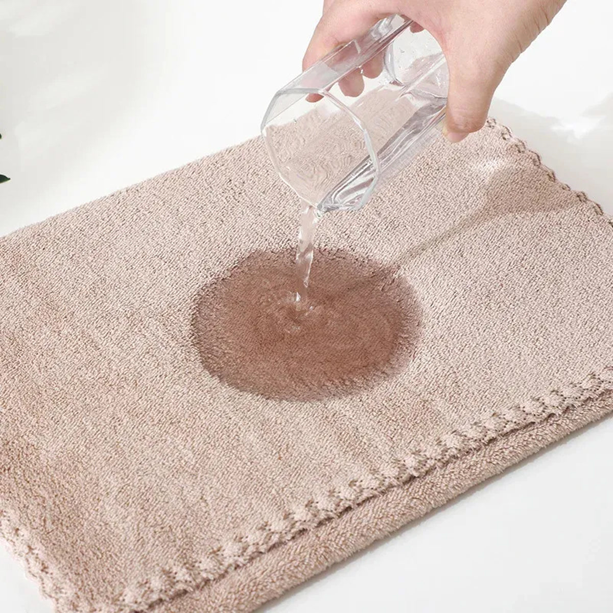 Coral Velvet Towel Set Bath Towels Soft Absorbent Quick Dry Face Hand Cloth Home - Blue