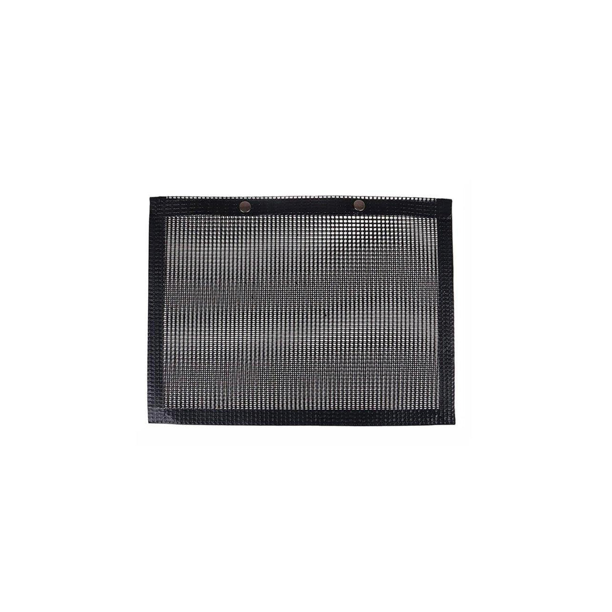 24x14CM BBQ Grilling Mesh Reusable Bag Outdoor Camping Barbecue Grill Mats Cooking Pads - Black