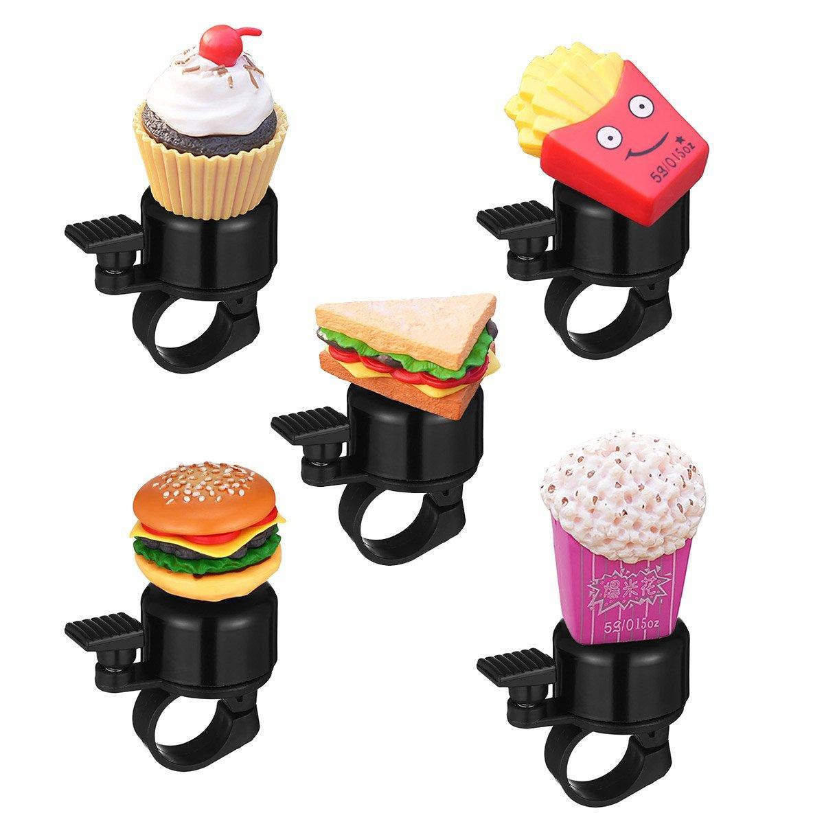 Cute Food Style Bicycle Bell Loud and Fun Handlebar Accessory - Sandwiches