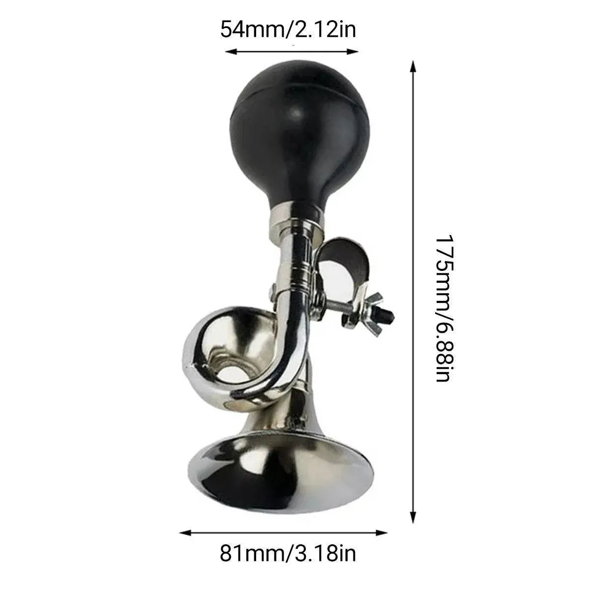Bicycle Air Horn Loud Squeeze Bulb Trumpet for Cycling and Outdoor Use