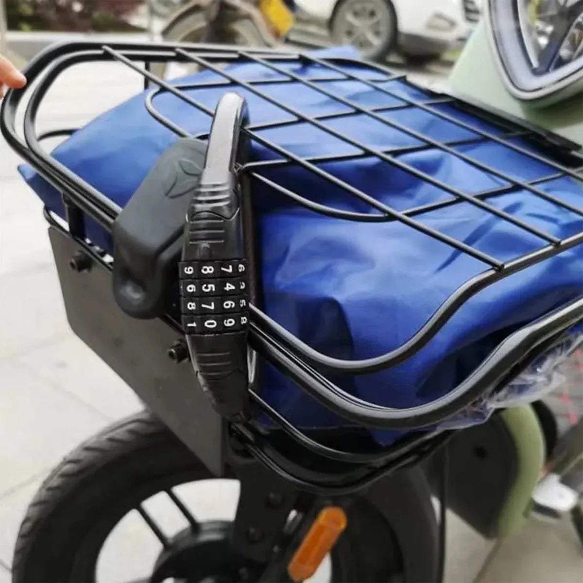 Portable Circular Combination Lock For Bicycles Motorcycles Anti Theft Security