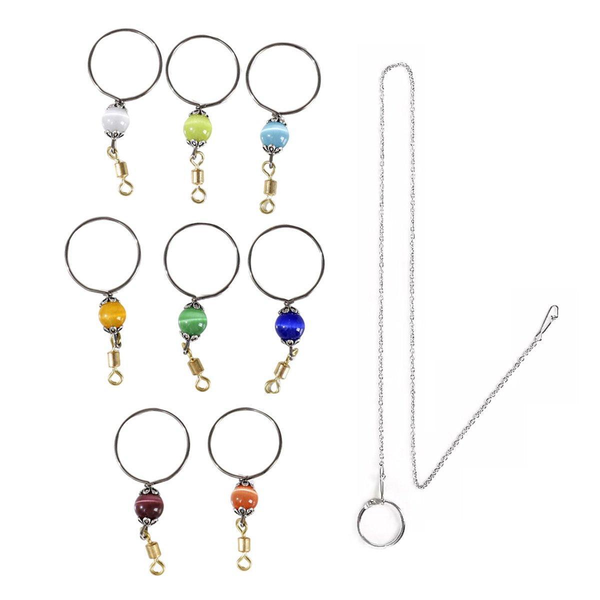 Parrot Neck Collar Stainless Steel Bird Chain Training Adjustable Bird Leash - S-Diameter 1.6cm