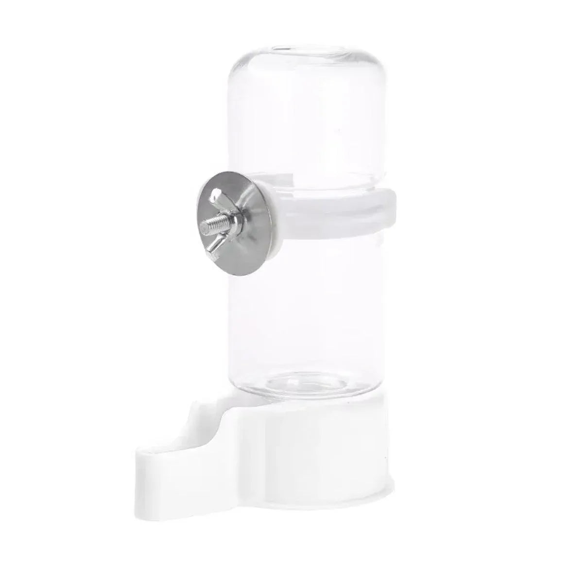 Pet Bird Waterer Automatic Water Feeder Adapter Parrots Cage Drinker Parrots - Blue