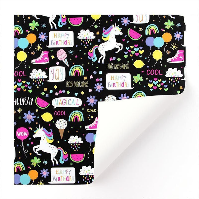 20pcs Cute Animal Cartoon Wrapping Paper Toys Bookskin & Crafts Unicorns 20PCS