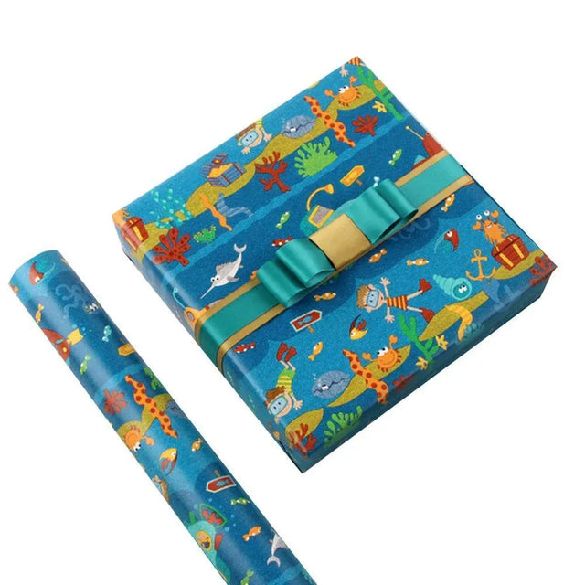 20pcs Cute Animal Cartoon Wrapping Paper Toys Bookskin Crafts 20PCS Submarines