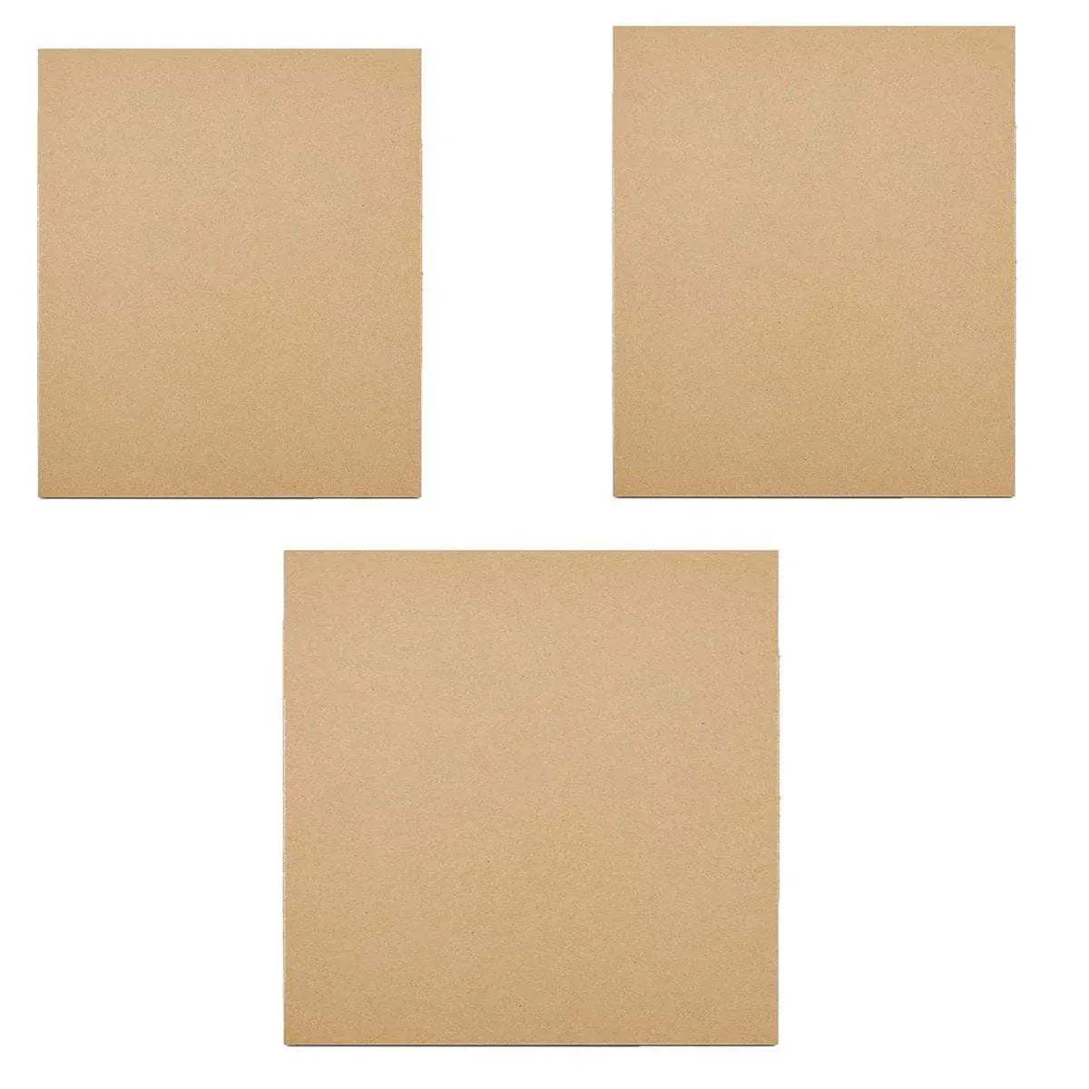 50pcs Corrugated Cardboard Sheets Express Carton Spacer Gasket Packing Material - 50x50cm