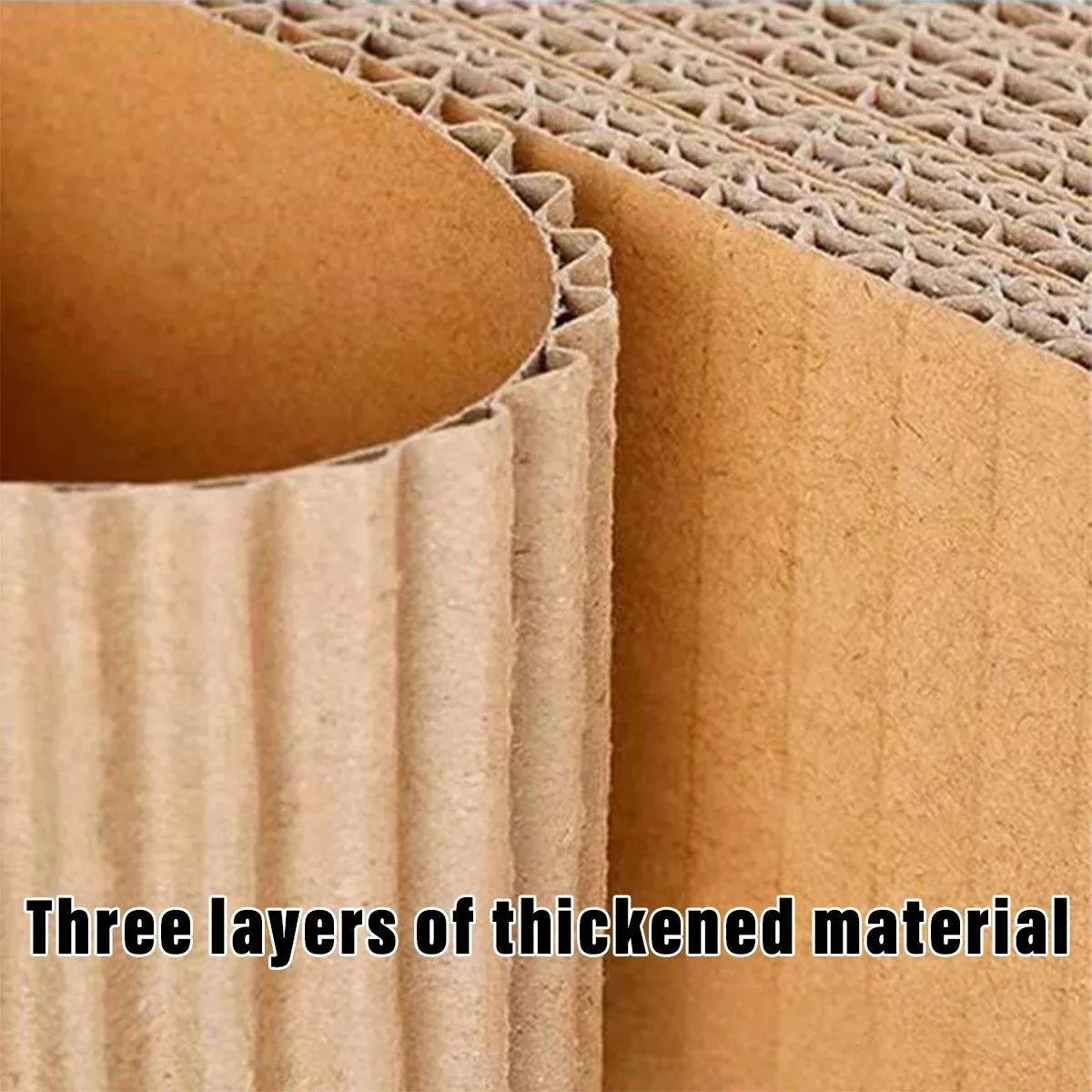 50pcs Corrugated Cardboard Sheets Express Carton Spacer Gasket Packing Material - 50x50cm