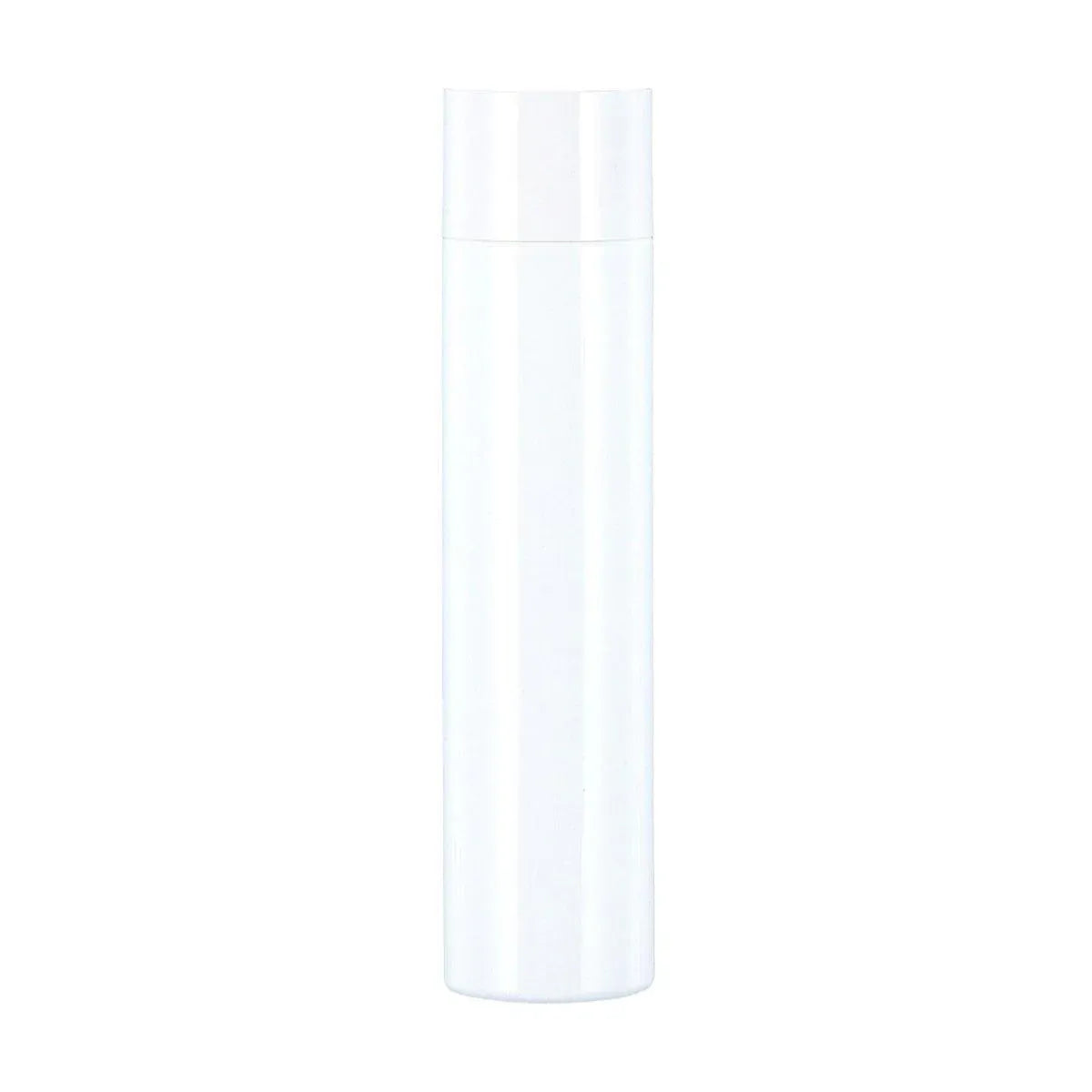 50/100/150ml Plastic Toner Lotion Bottles Refillable Travel Cosmetic Containers - White Lid + White Bottle - 100ml