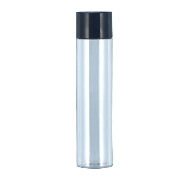 50/100/150ml Plastic Toner Lotion Bottles Refillable Travel Cosmetic Containers - Black Lid + Transparent Bottle - 150ml