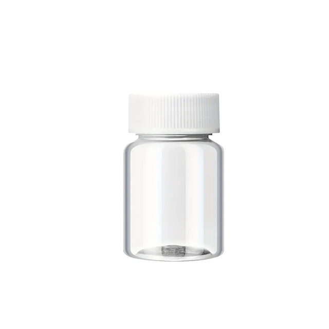 100Pcs Wide Mouth Clear Plastic Bottle Lid 50/100ml Leakproof Storage - 50ML
