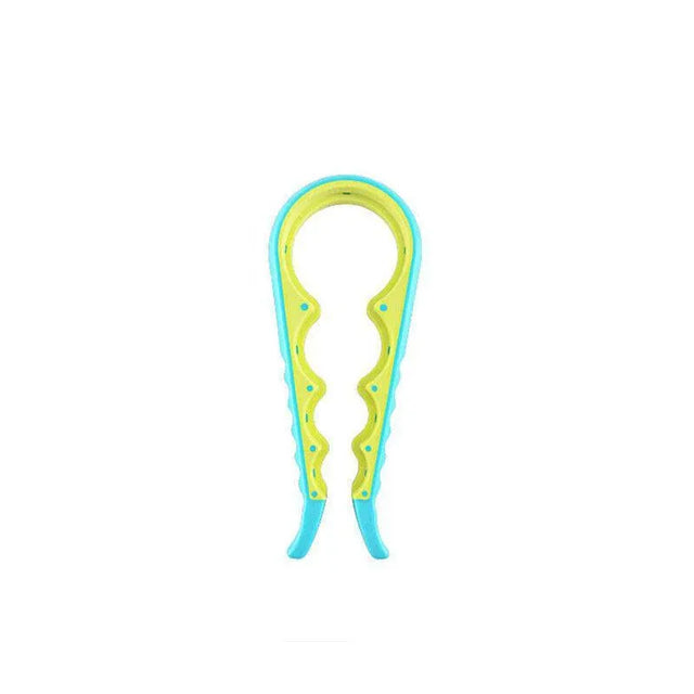 Silicone Jar Can Opener Multi Purpose Lids Cap Arthritis Bottle Easy Grip Blue