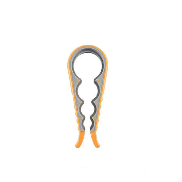 Silicone Jar Can Opener Multi Purpose Lids Cap Arthritis Bottle Easy Grip Orange