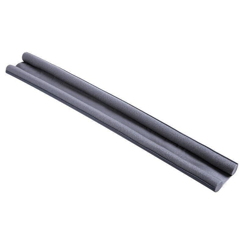 Door Bottom Seal Draft Stopper Guard Threshold Sealing Strip Wind Dust Protector - Brown