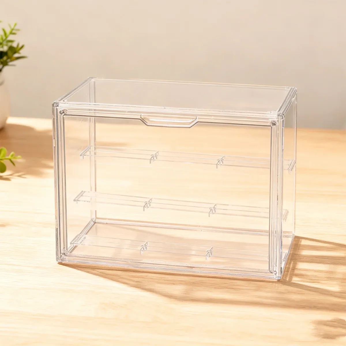 Dustproof Transparent PET Figure Display Box 3 Tier Detachable for Collection